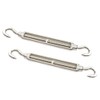 2 Packs M8 Turnbuckle Wire Tensioner,304 Stainless Steel Adjustable Turnbuckle