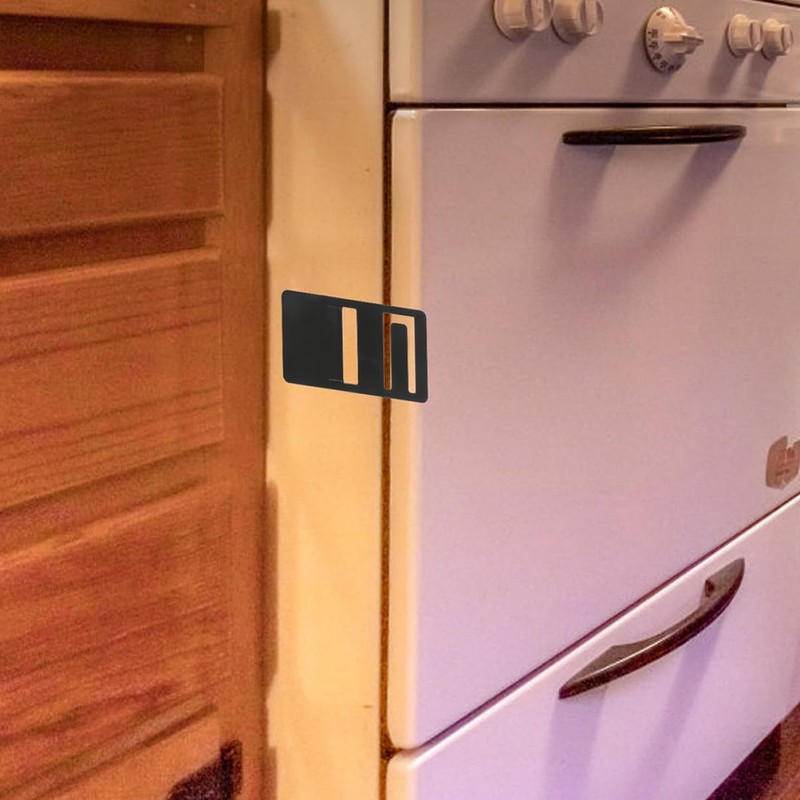 Alipis 2pcs Rv Refrigerator Door Prop Clips Secure Locking Mechanism