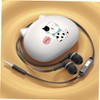 Gadpiparty Ear Wired Earbuds with Microphone Control Adorable Design for