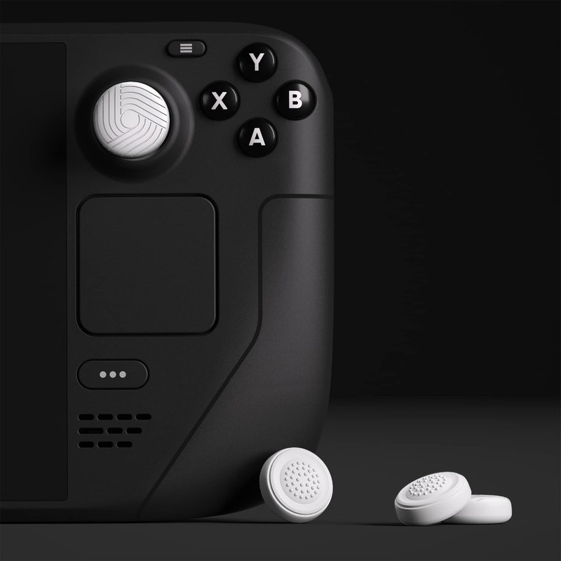 PlayVital Steam Deck LCD Thumb Grip Cap, Joystick Cap Cover