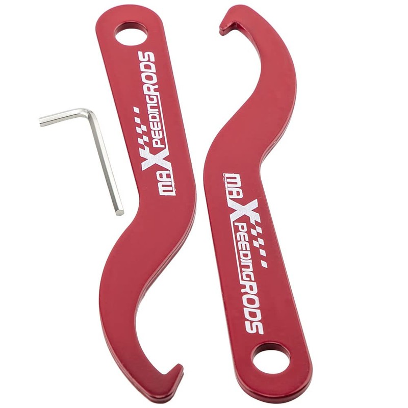 maXpeedingrods Spanner Wrench Set Universal C Spanner Hook Wrenches Coilover
