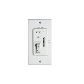 Wall Mount AC Power-Operation Controller 2.4G RF Combined Dimmer, CCT Selector, 2-Way Switcher Tri-Function for LED Panel Light EEBPTL, LED Drop Ceiling Lights Fixture, LED Flat Panel Troffer Fixture