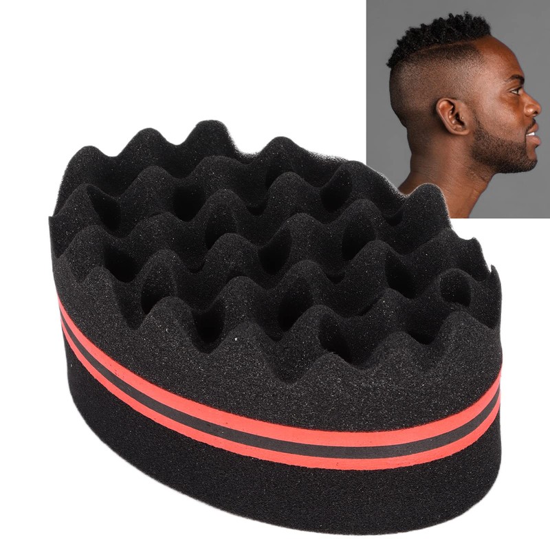 Hair Sponge Brush, Big Holes Sponge, Curling Sponge Glove, Dreads