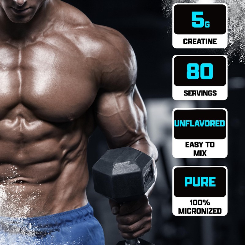 Nutrex Research Ultra Pure Creatine Monohydrate Powder Unflavored | 5G