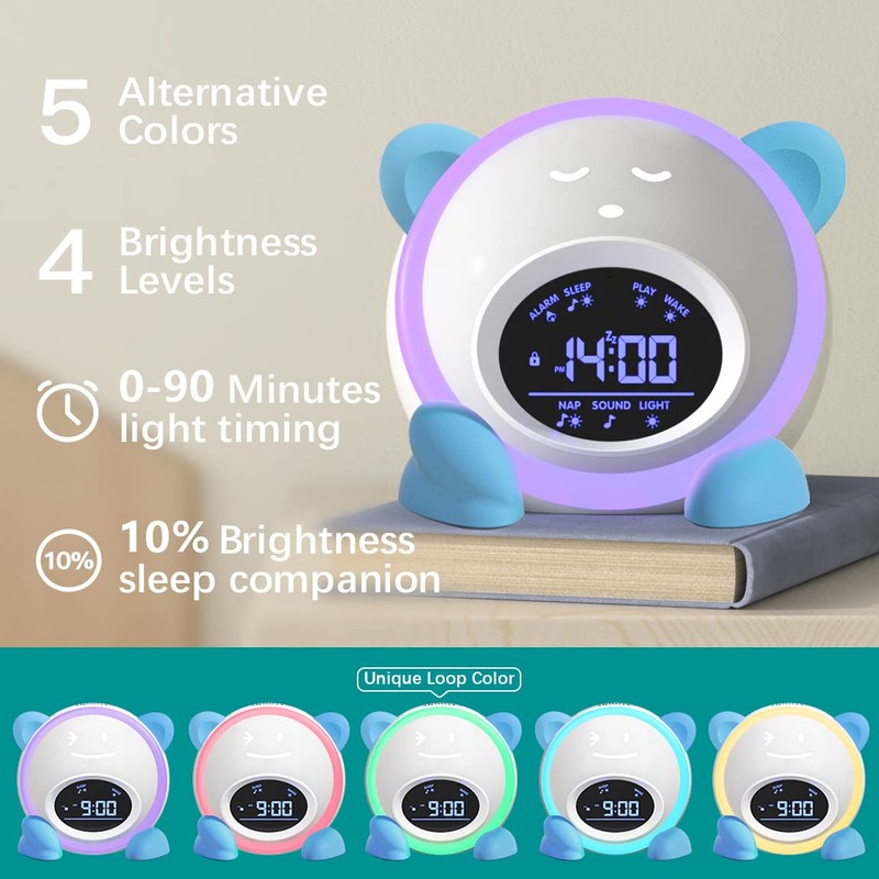 Windflyer OK to Wake Clock for Kids, Sleep Training Clock