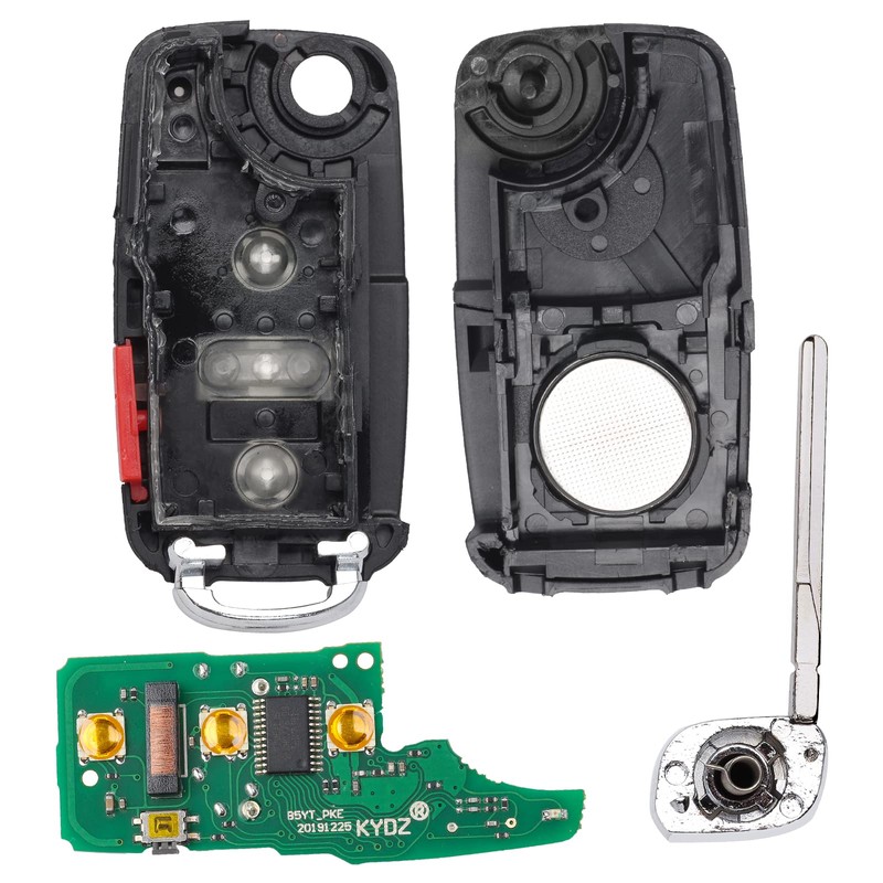 Keymall Car Key Fob Keyless Entry Remote Control for VW