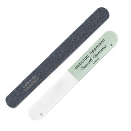 Deborah Lippmann Nail File Set | Emery Board for Manicure, Pedicure | Fingernail Tool for Buffering, Smoothing | Smooth Operator & Metal Queen Bundle