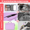 Hseok Laptop Case 13.3-14 inch Briefcase Handbag, Water-Resistant and Shockproof