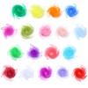 Embhlitfe Pack of 18 Juggling Cloths, Silk Scarves for Dancing,