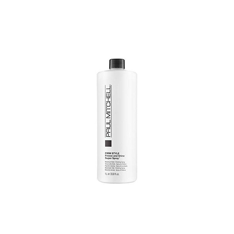 Paul Mitchell Freeze and Shine Super Hairspray, Maximum Hold, Shiny