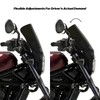 VASTMT Motorcycle Windshield Spoiler Wind Deflector Air Deflector Windscreen Spoiler