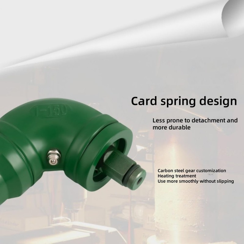 LUOFENGYANG Right Angle Impact Wrench Extension, Extended Neck Design, Green
