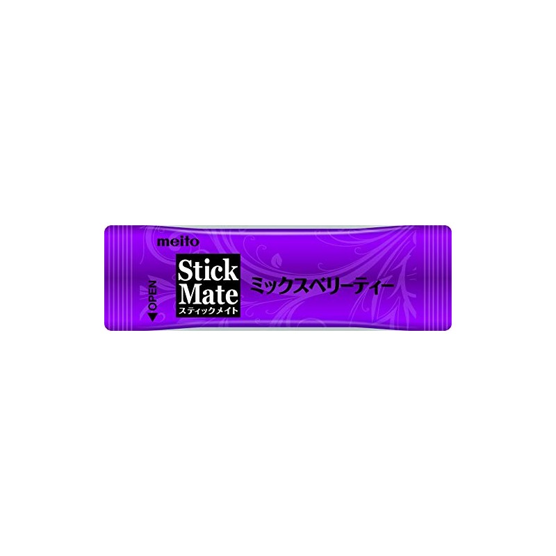Meito Sangyo Stick Mate Fruit Tea Assortment, 96P Instant (Stick)