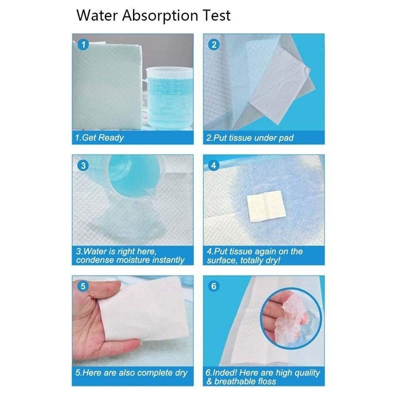 Disposable Underpads Incontinence Bed Pads 24"X36" Disposable Changing Pads Ultra