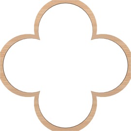 Ekena Millwork 33"W x 33"H x 3/8"T Small Woodall Decorative Fretwork Wood Ceiling Panels, Hickory