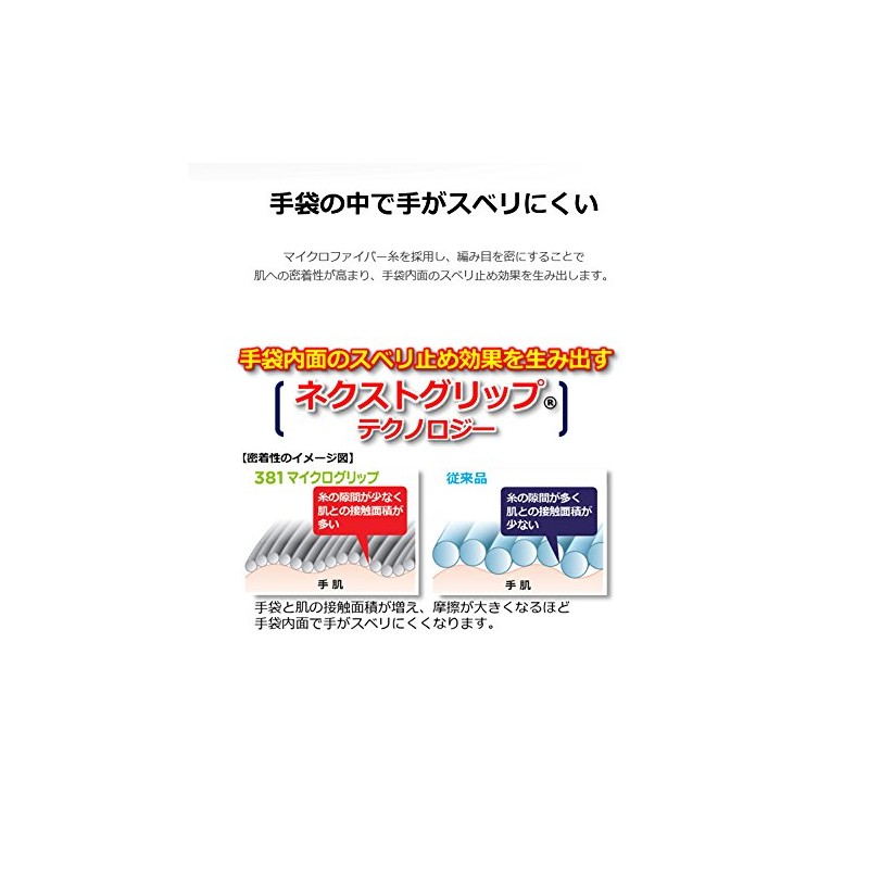 Showa Gloves No. 381 Micro Grip Gray, 10 Pairs (XL