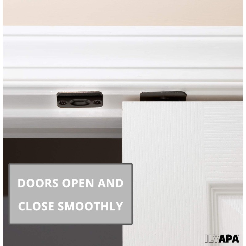 Ilyapa Ball Catch Door Hardware for Closet, Oil Rubbed Bronze