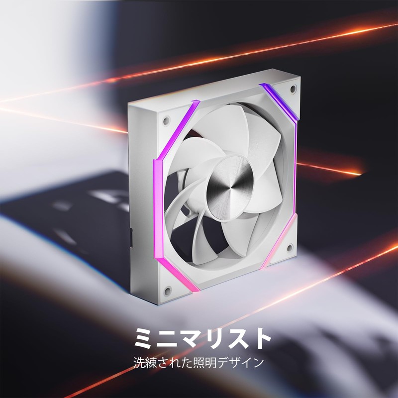 AsiaHorse PC Case Fan, 4.7 inches (120 mm), 3 Pcs