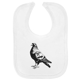 Azeeda 'Standing Pigeon' Soft Cotton Baby Bib (BI00058950)
