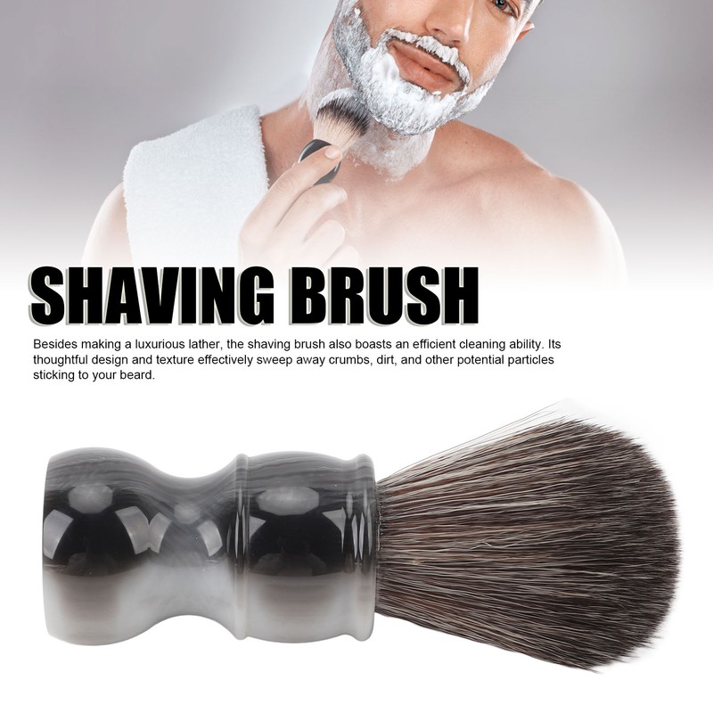 Shaving Brush Professional Soft Synthetic Beard Brush Efficient Cleaning Quick