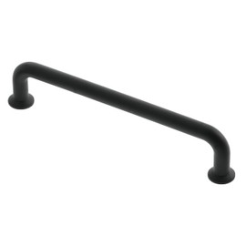 GTV - Furniture Handle Nord | Handle Handles Furniture Handles | Length 33.4 cm | Hole Distance 32 cm | ZnAl | Matte Black