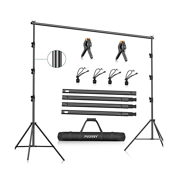 FUDESY Photo Video Studio 10 x 10Ft Heavy Duty Adjustable