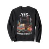 Yes I Made It Myself Funny Quilting Sweatshirt