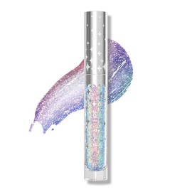 FOCALLURE- Lápiz labial líquido con purpurina, hidratante, brillo labial humectante para mujeres, maquillaje de labios brillante, largo L