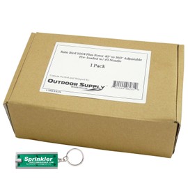 (1) Rain Bird 5004PLPC Plus Rotor Pre-Loaded with #3 Nozzle 5000 Series 40° to 360° Adjustable 4" Pop-Up Includes Instructions with a Free SprinklerPartsWholesale Flashlight Keychain with Every Order!