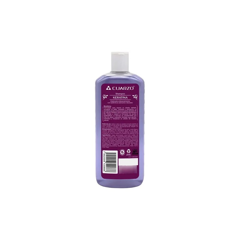 Shampoo Cuarzo Keratina 550ml