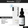 Minimalist 2% Alpha Arbutin Serum for Pigmentation & Dark Spots