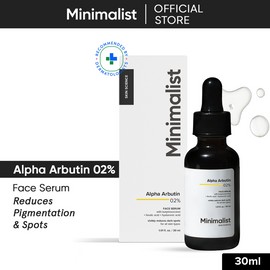 Minimalist 2% Alpha Arbutin Serum for Pigmentation & Dark Spots Removal | Reduces Acne Marks & Tanning | For Men & Women | 30 ml