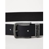 Wrangler Men's Basic Metal Loop Belt, Black, 44cm (Manufacturer Size:115)
