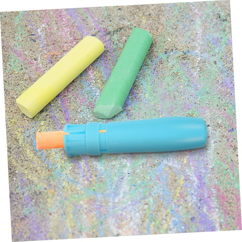 Ciieeo 10pcs Dust Chalk Holder Clip Portable Water Soluble Chalk