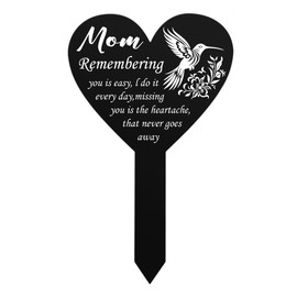 XCVXZCSDAF Bereavement Gifts for Loss of Father Grave Markers for Cemetery Sympathy Memorial Gifts for Loss of Dad Acrylic Grave Site Decorations for Cemetery
