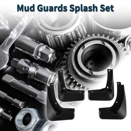 TUCKBOLD Mud Flaps Splash Guards for Volkswagen Golf 7 R-L"e 2017-2018 W/Mount Accessories Mud Guards Front and Rear 1 Set