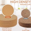 6 Pack Extra Large Cork Trivet, 9.5 Inch High-Density Thick