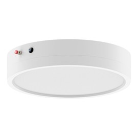 ZAGO LED Ceiling Lights with Emergency Lighting: 7 Inch Flush 5CCT Dimmable Disk Lamp with Emergency Battery Backup for Household Hall Living Bedroom Kitchen Hotel Apartment, 120-277V, ETL/Wet Rated