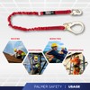 Palmer Safety Fall Protection Harness Kit I 5pt Full Body,