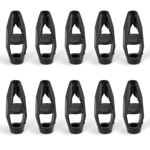10 x rope holder with clamp/stopper for rubber lead 5