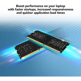 Lexar SODIMM DDR4 RAM 8GB 3200 MHz, 260-Pin SODIMM Laptop Memory, High Performance SO-DIMM, PC Laptop Computer Memory (LD4AS008G-B3200GSST)