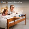 AuKing Projector, 2024 Upgraded Mini Projector, Full HD 1080P Home