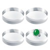 VELATYVIO 4 Pcs Diameter 4 Inches Acrylic cubes for display