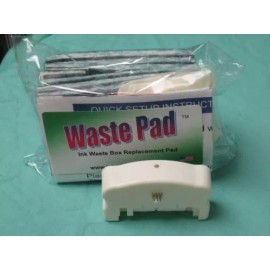 Inkproducts Maintenance Box Replacement Pad Kit With Chip Re-setter For Epson T-6711, T-6710