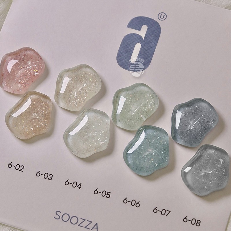 Sujja Gel No. 6 Velvet Glitter Gel Single Item /