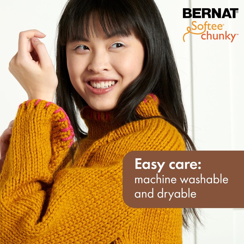 Bernat Softee Chunky Faded Denim Yarn - 3 Pack of
