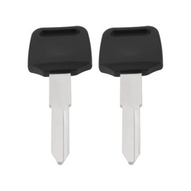 OTOTEC Pack of 2 Blank Keys Uncut Metal Key Motorcycle Compatible with Honda CB VFR VTR XL XLR XRV XT GL 500 750 1300 CBR 1000 1100 900