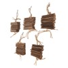 5pcs Parrot Cardboard Chew Toy Funny Natural Bite Resistance Bird