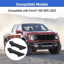 Panwarmoll 2PCS Running Board-Step Pad Grip Cover Compatible with Ford F-150 F-250 F-350 2015-2022，for Expedition 2019-2023 Replace FL3Z16491DA, FL3Z-16491-DA, Left Driver Side