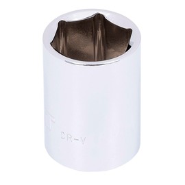JET 672116-1/2-Inch Drive, 1/2", Regular, 6 Point, SAE Chrome Socket